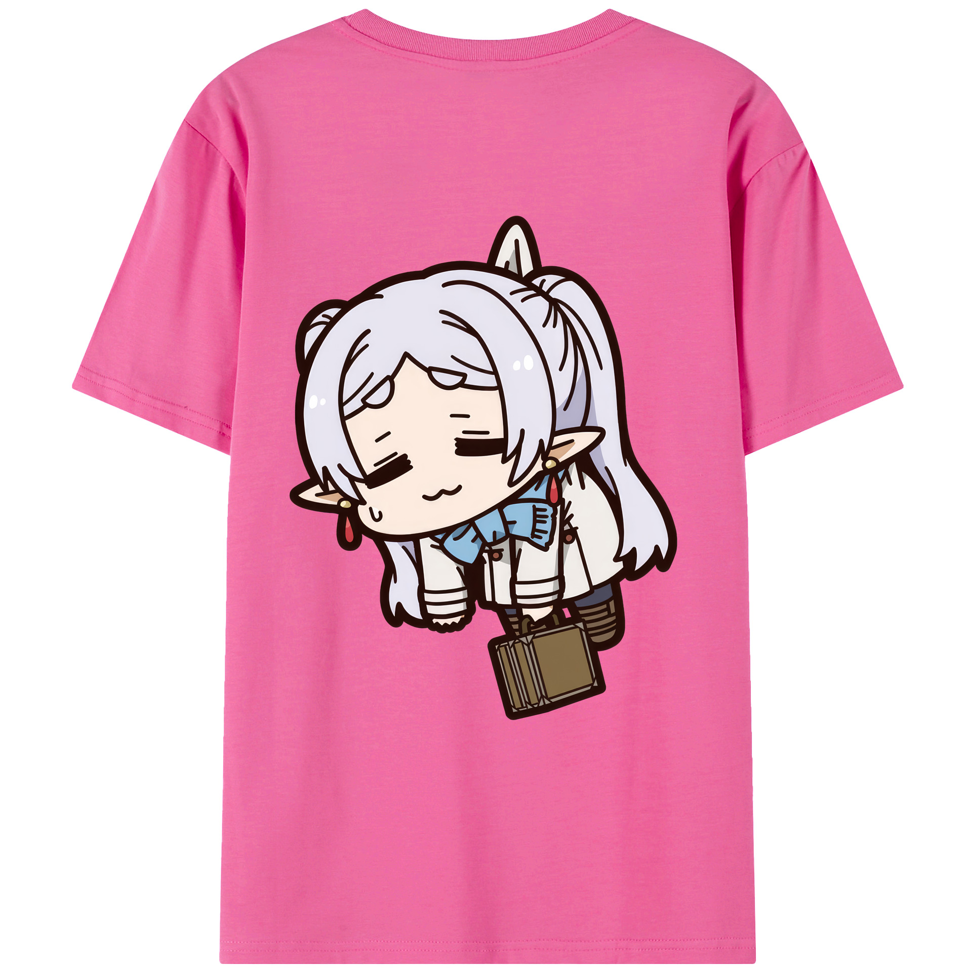 （画像用） 葬送のフリーレン Frieren レディース半袖Tシャツ(バックプリント)